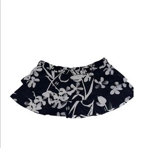 Authentic rare vintage Chanel swim mini skirt